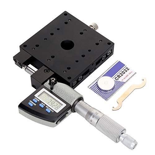 Mikrometer-Plattform für Digitalanzeige 80 x 80 mm, SEMX80-AS X-Achse 0,001 mm Präzisions-Feinabstimmungsplattform, optische Kreuzschlitten-Kreuzwalzen-Linear-Translationstisch Mikrometer-Plattform für Digitalanzeige 80 x 80 mm, SEMX80-AS X-Achse 0,001 mm Präzisions-Feinabstimmungsplattform, optische Kreuzschlitten-Kreuzwalzen-Linear-Translationstisch von Jectse