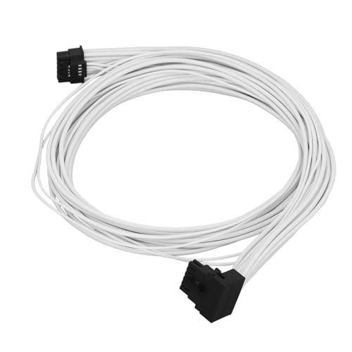 Modulares Stromkabel, 600 W, 12 4P Bis 12 4P PCI E-Kabel, Plug-and-Play, 90-Grad-Biegung für 12VHPWR PCI-E 5.0 3090Ti 4090 4080 Grafikkarte (Typ B) von Jectse