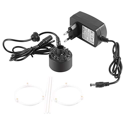 Nebelmaschine, Bunter Fogger Springbrunnen Teich Zerstäuber Luftbefeuchter, 12 LED Steingarten Aquarium Vase Geburtstag Heiligtümer Fogger Zerstä Nebelmaschine, Bunter Fogger Springbrunnen Teich Zerstäuber Luftbefeuchter, 12 LED Steingarten Aquarium Vase Geburtstag Heiligtümer Fogger Zerstä von Jectse