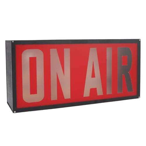On Air LED-Schild, Studio-Neonlichtschild, USB-betriebenes, Dimmbares Leuchtschild mit 12 Farben, Ferngesteuerte LED-Streaming-Lichter für Studioübertragungen, Live-Streaming von Jectse