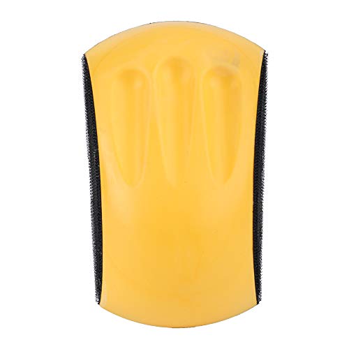 Schleifklotz，5"125mm/6" 150mm Handschleifkissenblock Klett Handschleifkissenblock Polierschleifscheibe Polish Schleifklotz mit Klettverschluss Schnittstelle Hand Pad mit Haken und Schlaufe(6"150mm) von Jectse