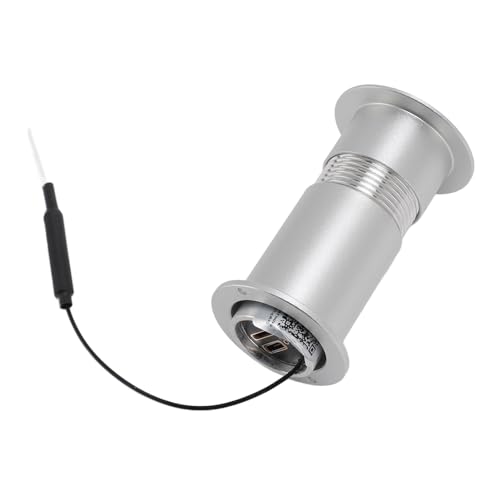 Türspion, WiFi-Türspion-Kamera mit 2-Wege-Sprech-Bewegungserkennung, Nachtsicht, 170-Grad-Weitwinkel-Türspion-Kamera für Heimsicherheitssystem (SILVER) von Jectse