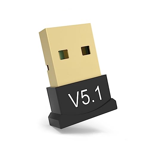 Jectse USB-Bluetooth-Adapter 5.1, Treiberfrei, Großer Reichweite, Plug-and-Play für 7 bis 11, Linux von Jectse