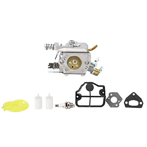 Vergaserkit, Aluminiumdruckguss Vergaser für HUSQVARNA 136 137 141 142 36 41 142E Kettensäge mit Vergaserzubehör von Jectse