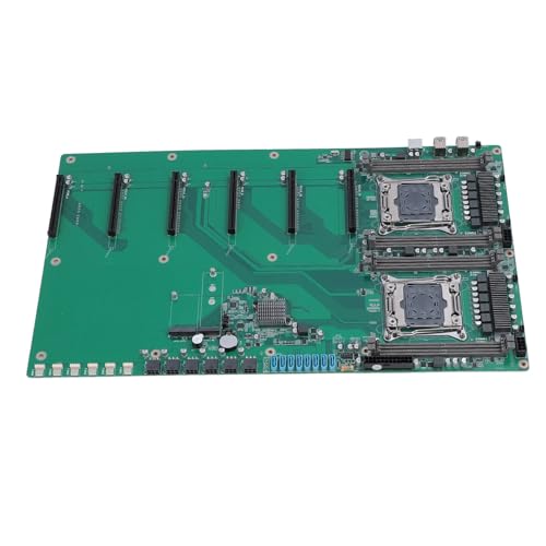 X99 Dual-CPU-Motherboard, DDR4-Mining-Motherboard für LGA2011 3 V3 V4 X2 Dual-Prozessor, 8xUDIMM DDR4 1600 1866 2133 2400 MHz, PCIe 3.0 X16, PCIe 3.0x8, USB 3.0, USB 2.0, 8xSATA3.0 X99 Dual-CPU-Motherboard, DDR4-Mining-Motherboard für LGA2011 3 V3 V4 X2 Dual-Prozessor, 8xUDIMM DDR4 1600 1866 2133 2400 MHz, PCIe 3.0 X16, PCIe 3.0x8, USB 3.0, USB 2.0, 8xSATA3.0 von Jectse