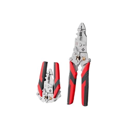 16-In-1 Foldable Stainless Steel Wire Stripper, Multifunctional Wire Stripper Twister Tool with Cable Scissors, Electrician Pliers for Cutting, Clamping, Side Shearing & Winding Wires (1pcs) von Jeeeun