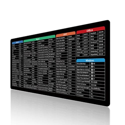 Excel Mouse Pad, Excelpad Shortcut Mouse Pad, Excel Pad Shortcut Mat, Excel Short Cut Desk Mat, Excel Mouse Pad With Formulas (#4,300 * 600 * 2mm) von Jeeeun