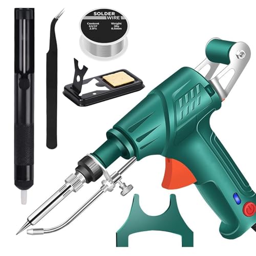 Internally Heated Industrial Laser Welding Tools, Industrial Laser Welding Machine, Multi-Function Soldering Iron Soldering Gun Set, Handheld Laser Welder (Green) von Jeeeun