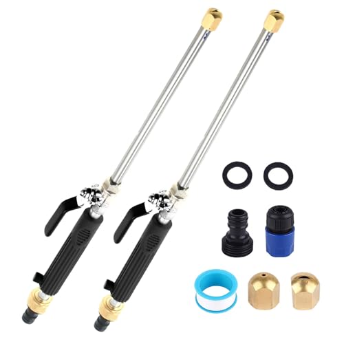 Jetsono Pressure Washer, Jetsono High Pressure Surface Cleaning Power Compact and Lightweight (2Pcs,Black) von Jeeeun