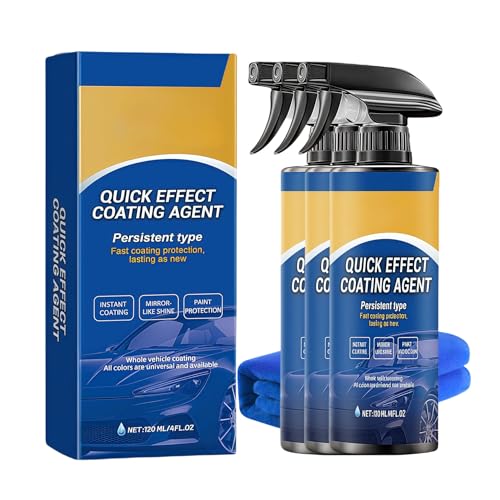 Limplex Coating Spray - Quick Effect Coating Agent for Car, 3 In 1 High Protection Quick Effect Waterless Wash, Restore Shine & Long-Lasting Protection (3pcs) von Jeeeun