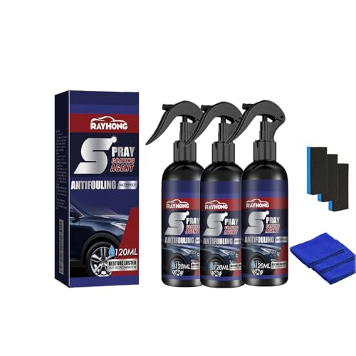 Rayhong Spray Coating Agent, 2025 New Multi-Functional Coating Renewal Agent Spray, Waterproof, Scratch Resistant & Long Lasting Shine (3set) von Jeeeun