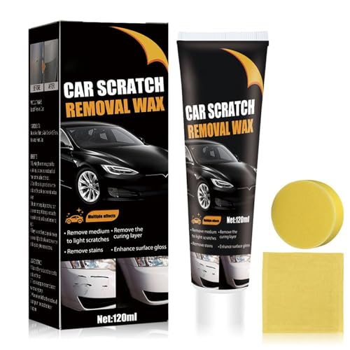Scratch Remover for Vehicles, 2025 New Car Scratch Repair Paste, Premium Car Scratch Remover Kit with Wipe & Sponge for Vehicles for Deep Scratches on Various Vehicles (1pcs) von Jeeeun