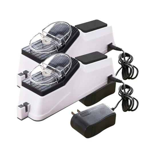 Surudoisharp Pro Electric Knife Sharpener, Electric Knife Sharpener, 5 Seconds for Quick Sharpening, with Protective Cover (2pcs) von Jeeeun