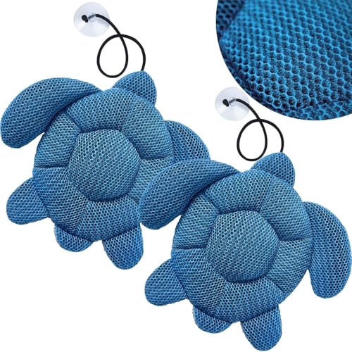 Turtle Hot Tub Scum Absorber - Large Size | 3D Honeycomb Sponge for Oil, Foam & Residue Removal | Reusable Floating Cleaner | Fits All Spas, Jacuzzis, Pools | Keeps Water Crystal Clean von Jeeeun