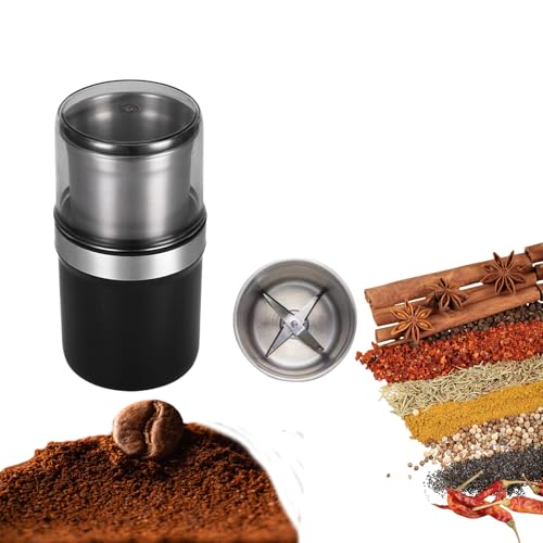 Voltix Electric Multi-Use Cup Grinder, Voltix Large Capacity Stainless Steel Coffee & Spice Grinder, One-Touch Operation, Detachable Easy Clean Cup (Single Cup A) von Jeeeun