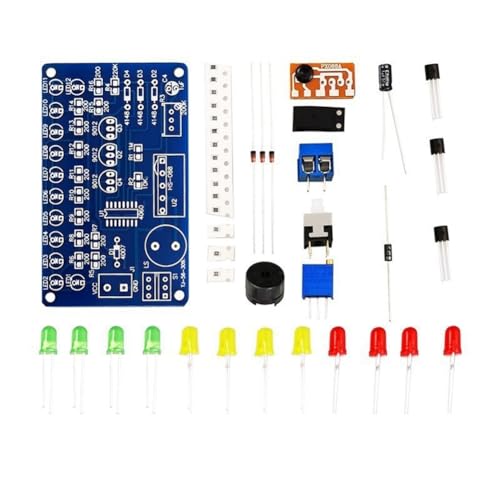 Jeenuuder CD4060 SMD-Musiklaternen-Schaltkreissatz, Musiklicht-Leiterplatte, Elektronisches DIY-Fertigkeitstraining, Inline-SMD-Schweißsatz von Jeenuuder
