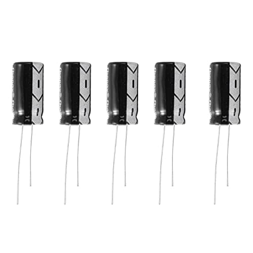 Jeenuuder Elektrolytischer Kondensator, radial, 1000 µF, 105 °C, 10 x 20 mm, 5 Stück von Jeenuuder