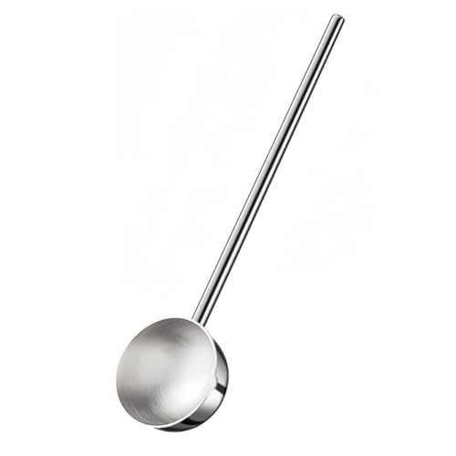 Jeenuuder Kleine Suppenkelle Aus Metall, Tiefer mit Ausgießer, 2 Unzen, Langer, Soßenkelle, Edelstahl, 10,5, 1 Stück Jeenuuder Kleine Suppenkelle Aus Metall, Tiefer mit Ausgießer, 2 Unzen, Langer, Soßenkelle, Edelstahl, 10,5, 1 Stück von Jeenuuder