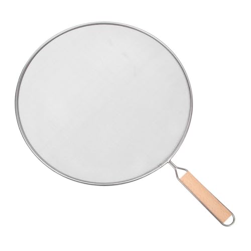 Jeenuuder Kochen Braten Spritzschutz Aus Edelstahl, Ölnetz, Fettspritzer, Pfannennetz, Spritzschutz, 21 cm von Jeenuuder