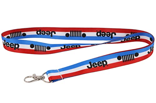 Jeep RWB Schlüsselband, Ausweishalter mit Drehkarabinerverschluss, Schlüsselanhängerhalter Jeep RWB Schlüsselband, Ausweishalter mit Drehkarabinerverschluss, Schlüsselanhängerhalter von Jeep