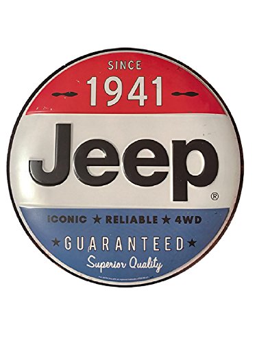 Jeep Since 1941 Round Metal Sign von Jeep