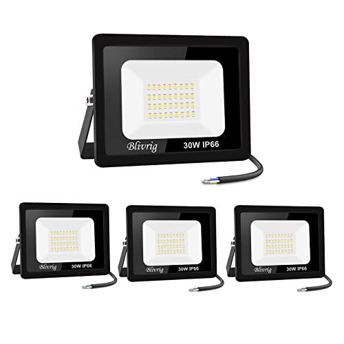 4PCS-led strahler außen 150W Superhell Außenstrahler,IP66 Wasserdicht LED Fluter 15000LM Flutlicht led aussenstrahler 6000K Kaltweiß LED Außenstrahler für Garten, Innenhöfe, Garage, Hotel, Sportplatz von Jefedana