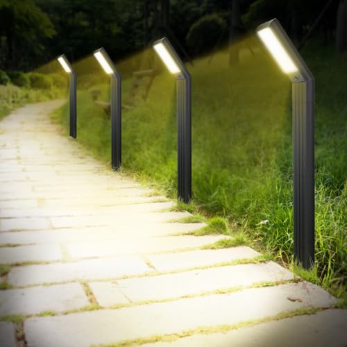 Jefedana Solarlampen für Außen Garten 4 Stück - IP64 Wasserdicht Solarleuchten Außen mit 1500 mAh Batterie - 3500/4000/6000K Dimmbar Solar Gartenleuchten für Einfahrt Rasen Terrasse Deko Hof Jefedana Solarlampen für Außen Garten 4 Stück - IP64 Wasserdicht Solarleuchten Außen mit 1500 mAh Batterie - 3500/4000/6000K Dimmbar Solar Gartenleuchten für Einfahrt Rasen Terrasse Deko Hof von Jefedana