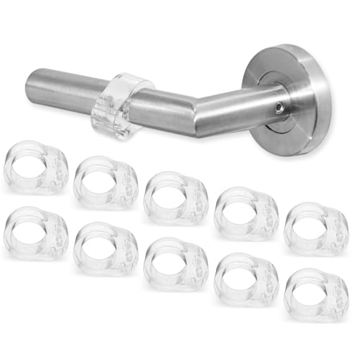 Jeffdad 10 Stück Türstopper Klinke, O-förmiger Türklinkenpuffer Hochelastische Türgriff Schutz PVC Türklinken Stopper Transparent Türgriff Puffer Türgriffstopper Türklinken Stopper Schutz(Transparent) Jeffdad 10 Stück Türstopper Klinke, O-förmiger Türklinkenpuffer Hochelastische Türgriff Schutz PVC Türklinken Stopper Transparent Türgriff Puffer Türgriffstopper Türklinken Stopper Schutz(Transparent) von Jeffdad