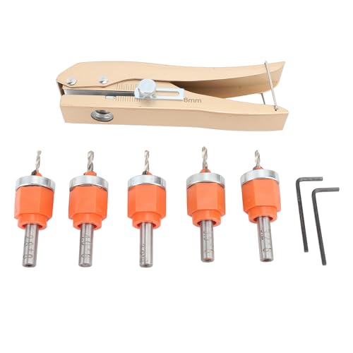 6-teiliges Holz-Senker-Pilotbohrer-Set Metall-Konus-Grenzsenker mit Locher runder Schaft verstellbarer Holz-Senker-Bohrer für Holzbearbeitung 6-teiliges Holz-Senker-Pilotbohrer-Set Metall-Konus-Grenzsenker mit Locher runder Schaft verstellbarer Holz-Senker-Bohrer für Holzbearbeitung von Jeffergarden