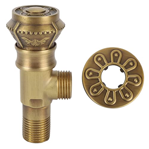 Dreheckventil antikes gebürstetes Messing korrosionsbeständig langlebig für Badezimmer Küche Wasserhahn Dusche Waschbecken Retro-Design reibungslos auslaufsicher Dreheckventil antikes gebürstetes Messing korrosionsbeständig langlebig für Badezimmer Küche Wasserhahn Dusche Waschbecken Retro-Design reibungslos auslaufsicher von Jeffergarden