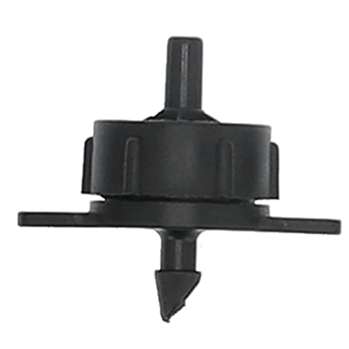 Jeffergarden 100 Stück Bewässerungstropfer Sprinkler 4/7 Schlauch-Emitter-Tropfer 4L Druckausgleichende Micro-Tropf-Bewässerungssprinkler für Bewässerungssystem von Jeffergarden