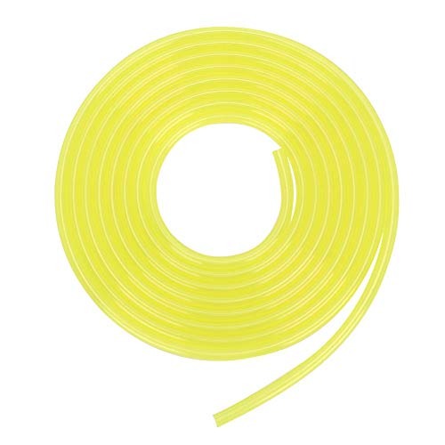 Jeffergarden 3 Meter gelb Schlauch Kraftstoffleitung Benzinschlauch Rasenmäher Trimmer Zubehör(3 * 6mm) von Jeffergarden