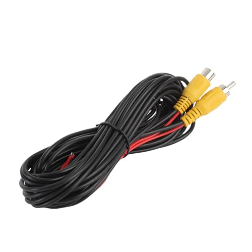 Jeffergarden Backup -Kamera -Videokabel, Männlich Bis Weiblich 6m 19.68 Fuß Rückansicht Parkkamera Video Kabel Metall Gummi Flexibel mit Erkennungsdraht für SUVs Jeffergarden Backup -Kamera -Videokabel, Männlich Bis Weiblich 6m 19.68 Fuß Rückansicht Parkkamera Video Kabel Metall Gummi Flexibel mit Erkennungsdraht für SUVs von Jeffergarden