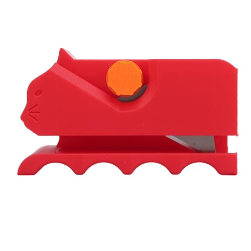 Jeffergarden Cat Scratch Kartonschneider, Kompakt Einstellbare Effiziente ABS -Katze Kratzplatte für DIY (Rot) von Jeffergarden