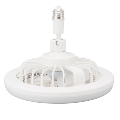 Jeffergarden Deckenventilator-Licht, Verstellbarer Winkel, Fernbedienung, Aroma, 3 Geschwindigkeiten, Farbtemperatur, E27, Ventilator-Licht für Schlafzimmer, Wohnzimmer, Arbeitszimmer, 30 W, von Jeffergarden