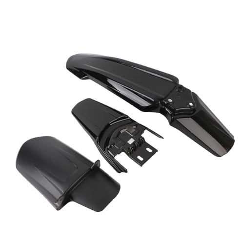 Jeffergarden Dirt -Beschützer, Hohe Festigkeit Easy Installieren Sie Verschleiß Proof ABS Vorderer Schlammschutz für Leichte Biene X S (Black) von Jeffergarden