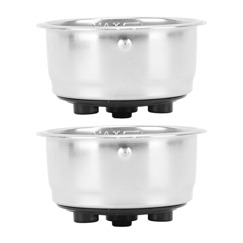 Jeffergarden Edelstahl -Kaffeefilter, der Wiederverwendbare 51 -mm Portafilter Filterkorb Hohe Filtrationsgenauigkeit Rostproof für Kaffeemaschine Portafilter von Jeffergarden