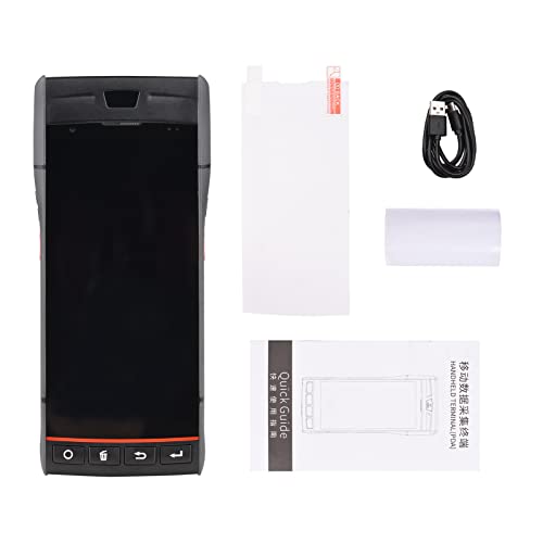 Jeffergarden Handheld -POS -Quittungsdrucker 9.0 PDA -Terminal -Thermaldrucker mit 58 Mm Breite Label Drucker für Einzelhandelslager Kleinunternehmen (Typ 2: mit Scanfunktion) von Jeffergarden