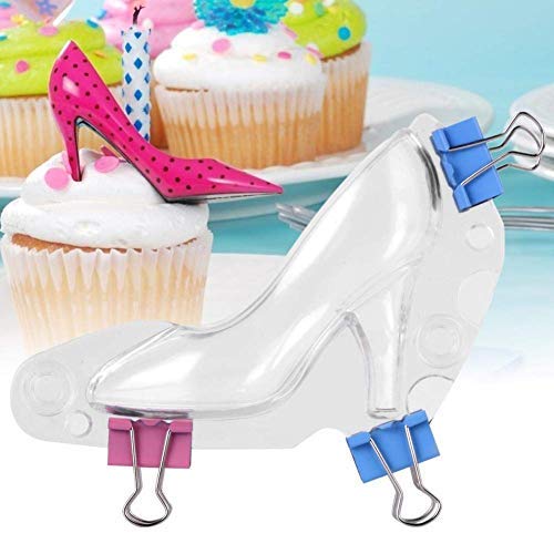 Jeffergarden Hausgemachte 3D High Heels Schokoladenform Kunststoff Formen Kuchenhersteller Für Kinder Party (S) von Jeffergarden