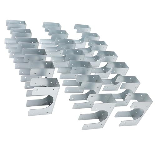 Jeffergarden Holzschuhschuh, Länge 1,5 Zoll Edelstahl Holzstollenschuh 20pcs für 2-1/2 -Zoll -Rohre Zur Verstärkung Jeffergarden Holzschuhschuh, Länge 1,5 Zoll Edelstahl Holzstollenschuh 20pcs für 2-1/2 -Zoll -Rohre Zur Verstärkung von Jeffergarden