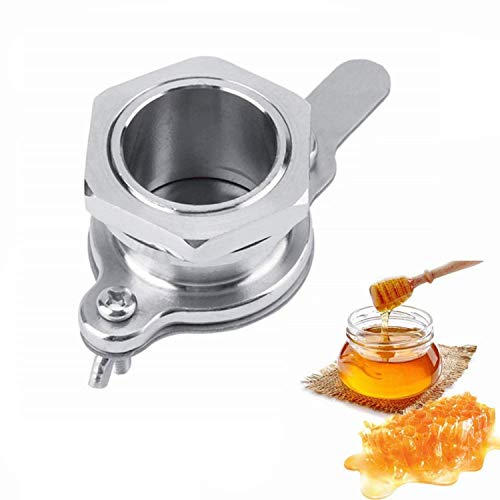 Jeffergarden Honig Schieber, Honigschieber Honey Valve Tool Honig Hahn Edelstahl Auszieher Abfüllanlage Bienenzucht Werkzeug Splitter Bee Cultured Filling Tool von Jeffergarden