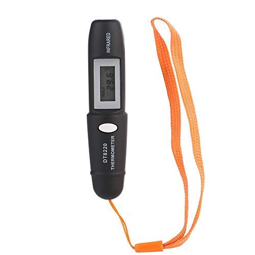 Jeffergarden Infrarot Mini Infrared Thermometer Berührungsloses Infrarot-Fieber Thermometer IR-Temperaturmess Digital LCD-Display Automatic Shut-Off für Kinder und Erwachsene gegen Fieber von Jeffergarden