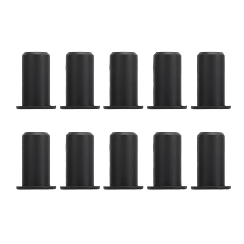 Jeffergarden Kabelfutter durch Buchsen, Kompaktes Kabel -Routing -Kit 10PCS Staubdicht für das Einkaufszentrum für Zuhause (BLACK) von Jeffergarden