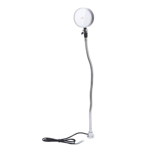Jeffergarden LED Magnetic Work Light LED -Maschine Licht 15W mit 50 Cm Flexiblen Schwanenhals -Laden -Werkzeuglampe für Drehleistung Arbeitbank Abwasserkanal Industrie (EU-Stecker) von Jeffergarden
