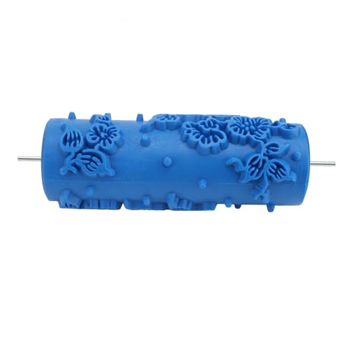 Jeffergarden Musterfarbe Roller 5 Zoll Gummi Textur Roller Wiederverwendbares DIY Dekorative Kunstwerkzeug für Wallentürschrank (096y) von Jeffergarden