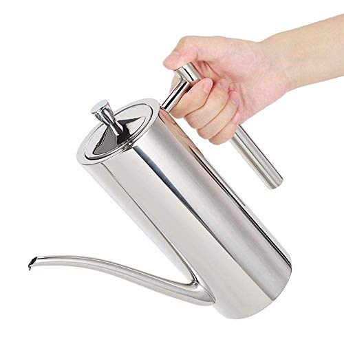 Olivenöl Dosenspender aus Edelstahl auslaufsicheres Haushaltswerkzeug staubdicht leicht zu reinigen für Küche Restaurant 750ml(Zylinderschaft-0.7L) Olivenöl Dosenspender aus Edelstahl auslaufsicheres Haushaltswerkzeug staubdicht leicht zu reinigen für Küche Restaurant 750ml(Zylinderschaft-0.7L) von Jeffergarden