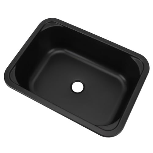 Jeffergarden RV -Küchenspüle, Einschalen -Edelstahlspüle 15 X 11 X 5,7 Zoll Leicht zu Reinig zu Reinigen Rostfeste mit 1,6 Zoll Abflussloch für Wohnmobil Wohnmobile von Jeffergarden