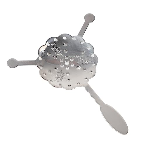 Jeffergarden Trinkslöffel 1pc 304 Absinth Löffel Absinthe Edelstahl Einzigartige Design Cocktail Bar Gla Tasse Trinkfilter WORMOD WORTER (Löffel Pflaumenblütenblüten) von Jeffergarden
