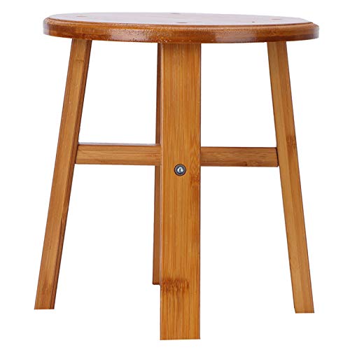 Jeffergarden Tritthocker, Hölzerner Kindersitzhocker Mini Low Stool Duschbank Displayständer für Küche Badezimmer Schlafzimmer(30 * 24 * 4) von Jeffergarden