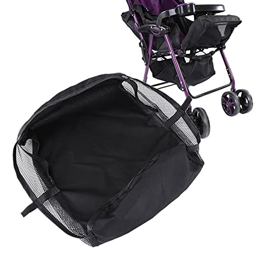 Kinderwagen Kinderwagenkorb Wagen Korb Unten Kinderwagen Einkaufskorb Bottom Basket Organizer Buggy Shopping Aufbewahrungskoffer Tasche Schwarz von Jeffergarden